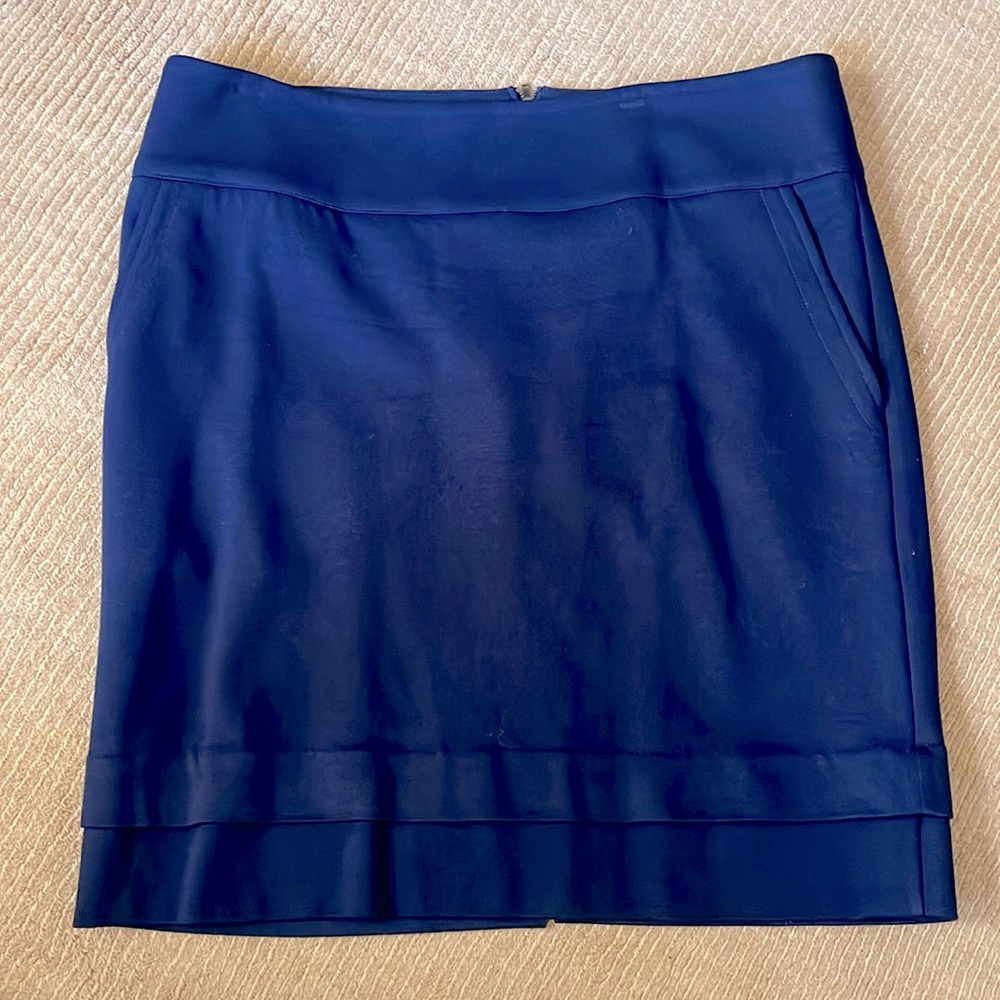 CAbi Lido 5051 blue pencil skirt